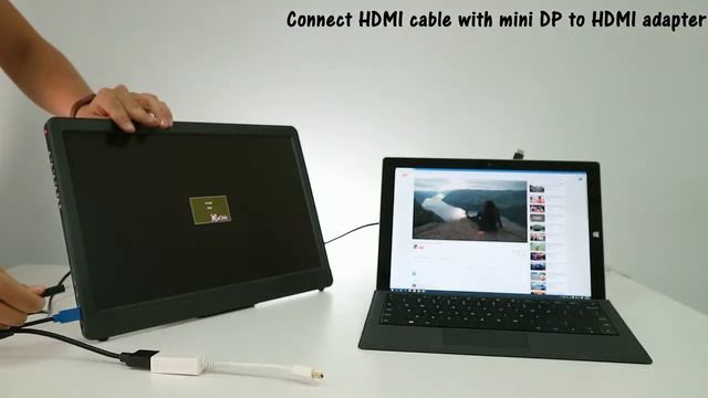 【Gechic On-Lap 1503H FHD IPS Portable Monitor + SURFACE PRO】 смотреть онлайн
