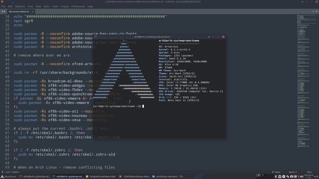 ArcoLinux : 3321 What to do after a clean install of ANY linux distro - make it your own - scriptin смотреть онлайн