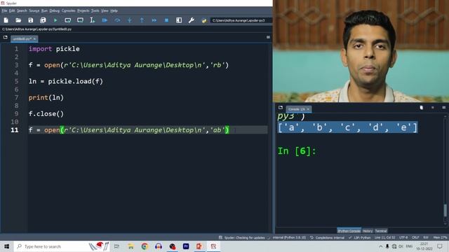 Binary File Exercise - Read, Write, Append Data in Binary File | Pickle Module - load, dump смотреть онлайн