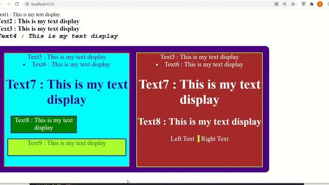 Angular Text Handling | Text alignments in Angular | Create Box in Angular | Fonts, style in Angula смотреть онлайн