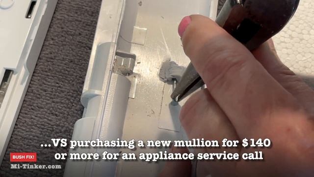Samsung Refrigerator French Door Divider Spring Repair And Mullion Bush Fix!