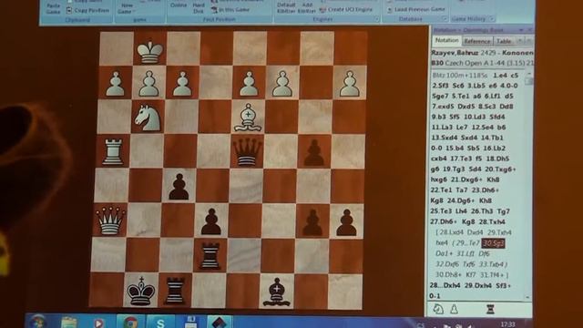 A 3.15. IM Bahruz Rzayev - GM Dmitry Kononenko 0 - 1 смотреть онлайн