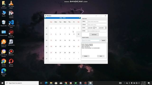 QT calendar app смотреть онлайн