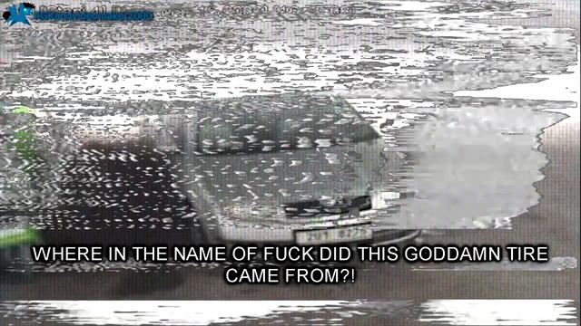 Downfall Parody - Hitler Gets Knocked Down By A Tire