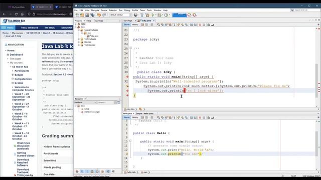CS 160 - Java Formatting Lab 1 смотреть онлайн