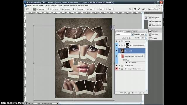 Tutorial Photoshop : easily make a Polaroid presentation смотреть онлайн