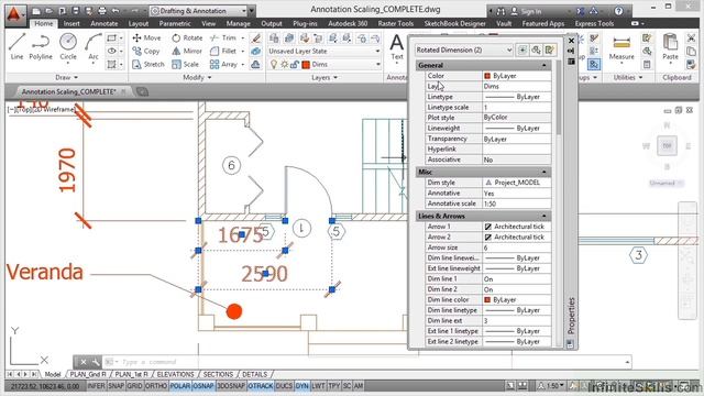 AutoCAD Construction Drawings Tutorial | Annotation Scaling смотреть онлайн