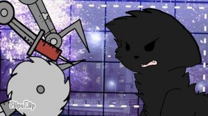 robot kitty #анимация #пожалуйставрек