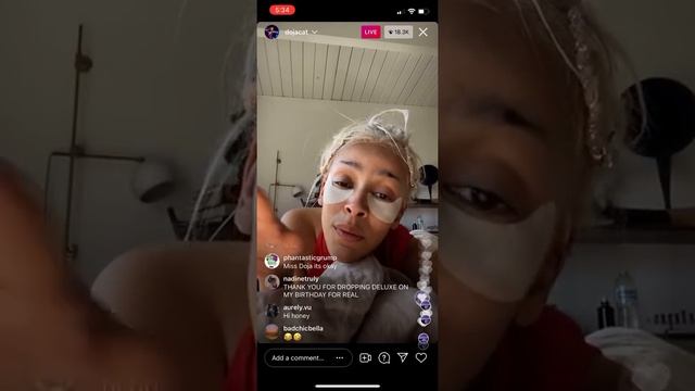 Doja Cat Singing I Don’t Do Drugs on Instagram Live (6/27/21) смотреть онлайн