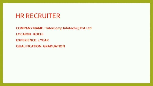 JOB VACANCIE|JOB UPDATES|HR RECRUITER|PHP DEVELOPER|REACT NODE| смотреть онлайн