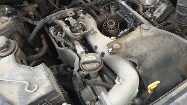 Hyundai IX 55 дизель, обслуживание системы вентиляции картера двигателя, (сапуна) маслоотделителя. смотреть онлайн