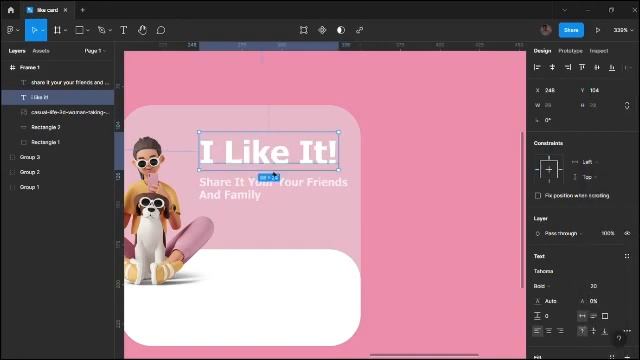 Social Share Card In Figma | Figma Design | Card UI design with Auto Layout 2022 in #figma #uidesig смотреть онлайн