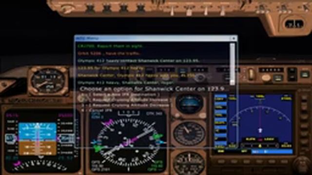 FSX Olympic Airlines flight 412 (747) смотреть онлайн