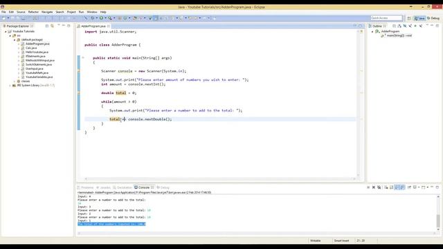 Java Programing Episode 8 (Simple Adder) (Beginner) смотреть онлайн