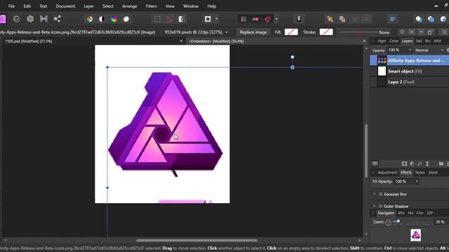 How to use in Affinity Photo Photoshop Smart Object || Affinity Photo mockup смотреть онлайн
