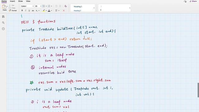 Segment Tree LeetCode 307. Range Sum Query - Mutable Explanation and Solution смотреть онлайн