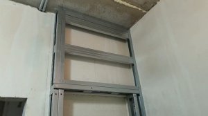 Ремонт в ванной. Часть 7. Сборка короба под полки. Монтаж теплого пола в ванной под плитку.