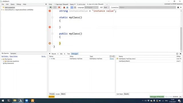 Собеседование .NET 2021. Каверзные вопросы: Виртуальные методы, статические конструкторы и поля смотреть онлайн