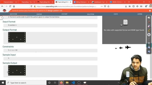 Pattern-20 | Question | Java Foundation Course смотреть онлайн