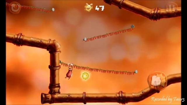 Rayman Fiesta Run Level 10 Kitchen Nightmare Walkthrough PERFECT 100% смотреть онлайн