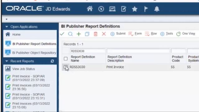 Printing the EnterpriseOne Embedded BI Publisher Report Output with QR Codes смотреть онлайн