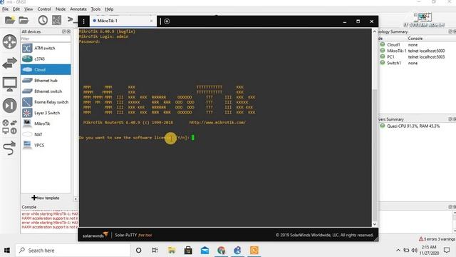 How to Setup MikroTik RouterOS In GNS3 смотреть онлайн