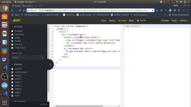 React JSX 5 смотреть онлайн