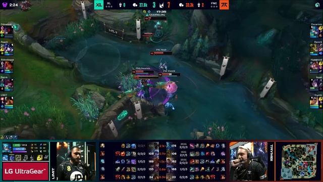 XL vs. FNC - Game 1 - LEC Season Finals - Lower Round 1 | Excel vs. Fnatic (2023) смотреть онлайн