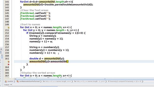 Java Netbeans GUI for sorting strings and doubles. Part 2 of 2 смотреть онлайн
