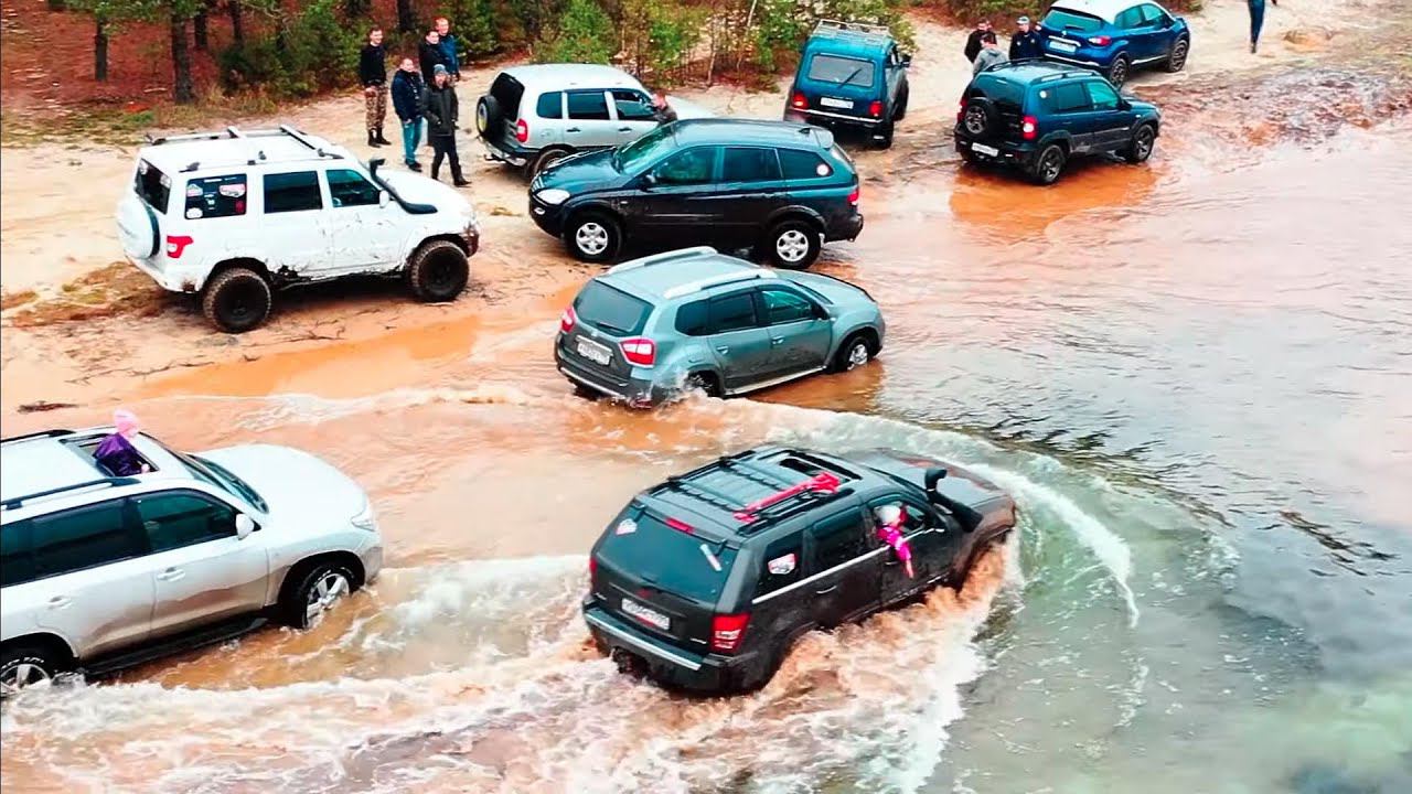 Снова едем к железным монстрам! Skoda Kodiaq, Subaru XV, KIA Sportage, JEEP, Нивы УАЗы и до. смотреть онлайн