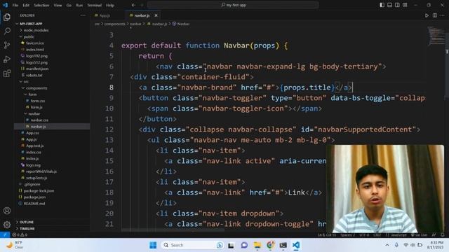 Learn React from Basic to Advanced | Lecture 5: Using props смотреть онлайн