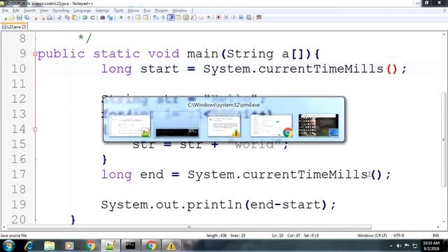 String vs StringBuffer with performance example | Lesson - 23 | Java in Hindi смотреть онлайн