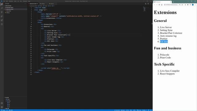 My favorite VsCode extensions смотреть онлайн