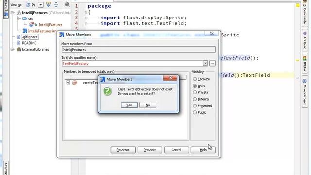 IntelliJ - Creating a Factory Method in 15 Seconds смотреть онлайн