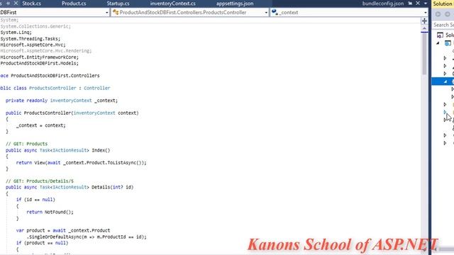 Lecture-10 ASP.NET Core 2.0 Entity Framework Database First Project-English Version смотреть онлайн