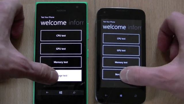 Test Your Phone benchmark Nokia Lumia 735 vs Prestigio PSP 8400 snapdragon 400 vs 200 смотреть онлайн
