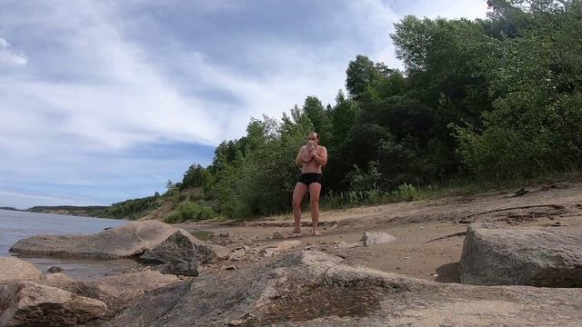 Новосибирск. Река Обь. Встретил Алексея Старичихина. Вахта в Сервико дальнобой #сервико смотреть онлайн