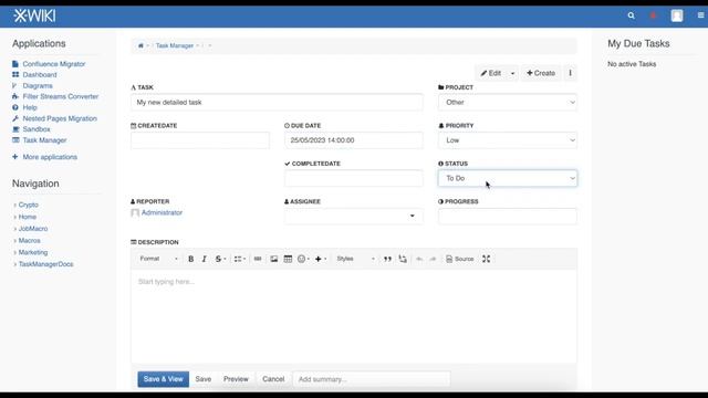 Task Manager (Pro) - Create a task page similarly to Jira/GIT смотреть онлайн