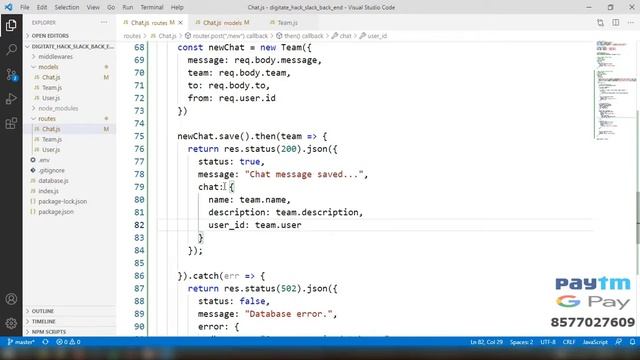 MongoDB Save Chat Message REST API - MERN Hiring Challege - Hindi смотреть онлайн