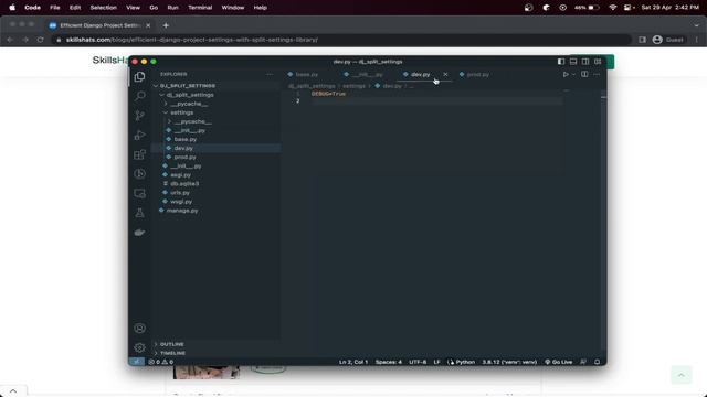 Django Split-Settings: Organize Django Project Settings Like a Pro смотреть онлайн