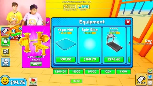 Can LANKYBOX Unlock The MAX LEVEL GYM in ROBLOX GYM TYCOON!? (MAX LEVEL UNLOCKED!) смотреть онлайн