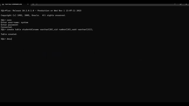 run SQL command create simple table successfully #engineering #trending смотреть онлайн