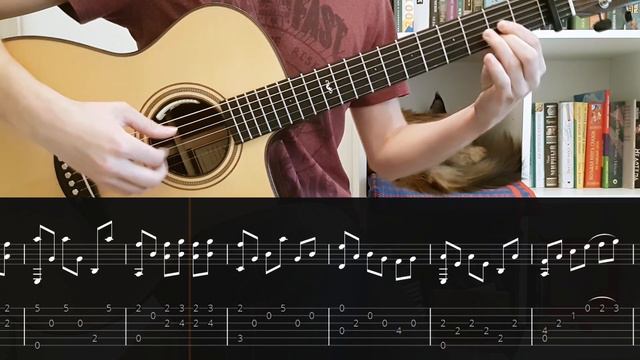 Asgore | Waterfall | Undertale theme - fingerstyle guitar + tabs смотреть онлайн