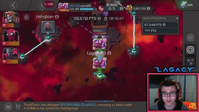 AW Path 5 Symbiote Supreme vs Node 29 Killmonger! Thing! - Marvel Contest of Champions смотреть онлайн