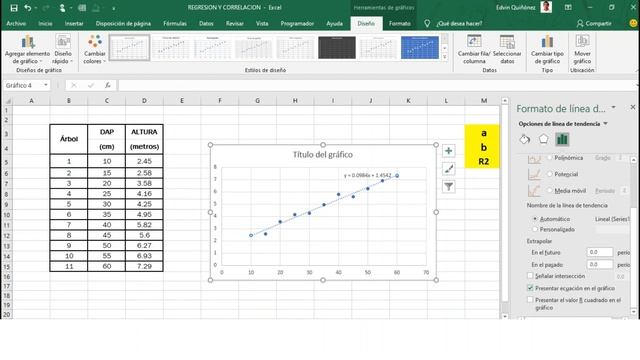 10 COEFICIENTE DE DETERMINACIÓN CON EXCEL смотреть онлайн
