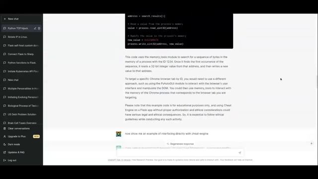 How to hack any website using python & memory manipulation: смотреть онлайн