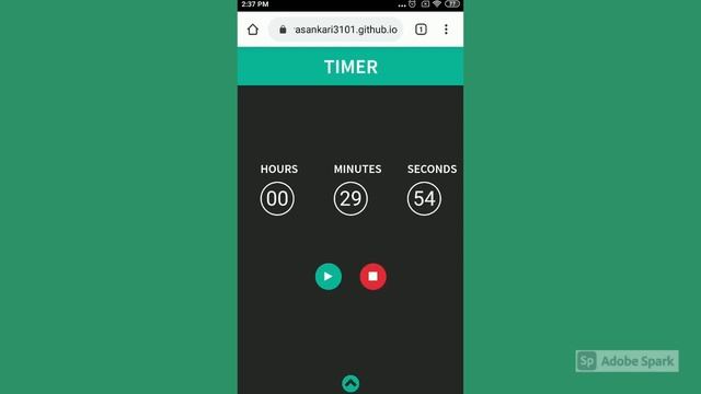 TIMER WEBPAGE DEMO смотреть онлайн