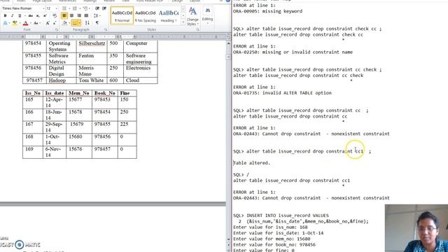 DML,DCL and TCL commands смотреть онлайн