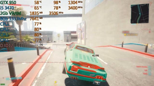 Cyberpunk 2077 - GTX 950 | i5 3470 | 720P Gameplay смотреть онлайн