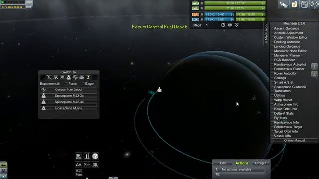 KSP Обзор модов. Switch Active Vessel смотреть онлайн